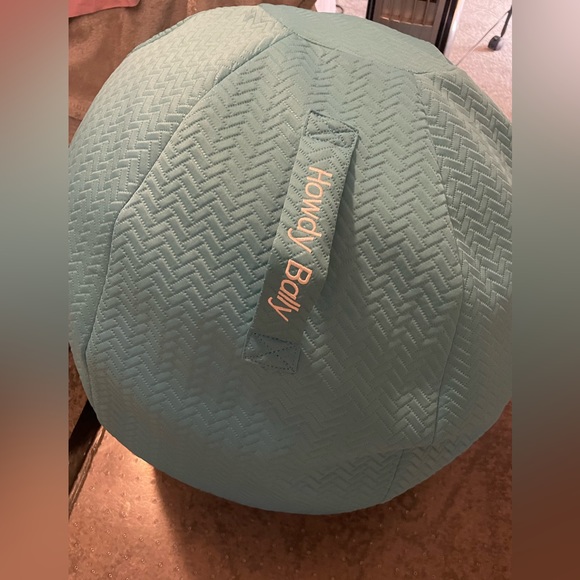 Yoga ball with fabric cover - Picture 1 of 3